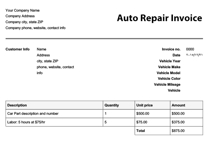 Free Invoice Templates | Easy Invoices